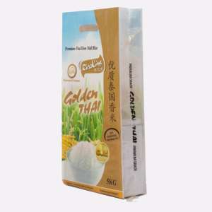 Sac à riz en polypropylène tissé laminé BOPP à soufflets latéraux 25kg 50kg, impression attrayante, qualité export, usine du Vietnam - Product Image 2