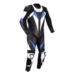 Combinaison de moto en cuir sur mesure pour homme, pour course et entraînement, vente en gros, vêtements de motard en cuir véritable - Product Image 5
