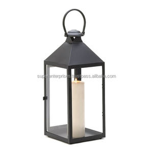 Linternas de vela de diseño de Metal con decoración de acabado antiguo, diseño interior, t-light, lo mejor para decoración del hogar - Product Image 4