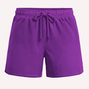 2026 Latest Custom Designed Men's Shorts <b>Red</b> Solid Color Drawstring Shorts Casual Knitted Mid Waist Short Breathable Fabric ODM - Product Image 3