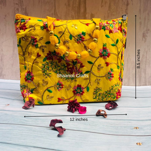 Nuevo Bolso de Diseñador 2025, Bolso Hecho a Mano con Parches Meenakari, Bolso Bordado con Trabajo Gotta Patti para Mujeres y Niñas - Product Image 2