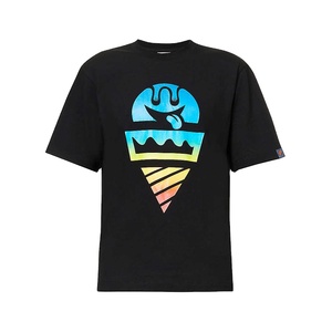 เสื้อยืดแขนสั้นสำหรับเด็กผู้ชายและผู้หญิง,เสื้อยืดทรงหลวมพิมพ์ลายคอกลมทำจากโพลีเอสเตอร์ลำลองสำหรับฤดูร้อน - Product Image 1