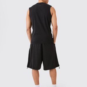 Camiseta Deportiva de Hombre con Capucha, 100% Algodón Tejido, Ligera, de Secado Rápido, 180g, Anti-Pilling, con Logotipo Personalizado - Product Image 2