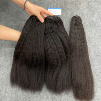 Cabello Virgen Vietnamita Yaki (Kinky) Liso en Trama, Paquetes de Cabello Natural SDD, Precio al por Mayor, Superventas