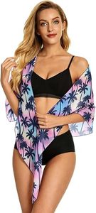 Pareo de Playa con Borlas Estilo Tropical para Mujer, Traje de Baño - Product Image 3
