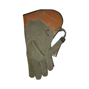 Guantes de Cetrería de Cuero Genuino Personalizados de Nuevo Estilo y a la Moda, Diseña Tus Propios Guantes de Cetrería de Doble Capa de Cuero - Product Image 2