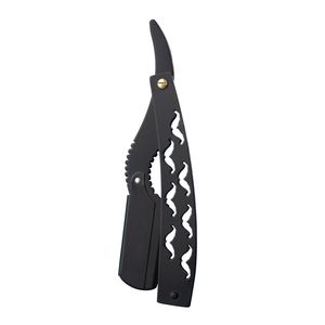 MORJE Surgical Stainless Steel Straight <b>Razor</b> Single <b>Blade</b> For Barber Shop Face Shaving Male Use Plastic Handle - Product Image 4