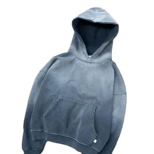 Sudadera con Capucha de Corte Regular para Hombre, Algodón French Terry, Color Sólido, Estilo Casual, Transpirable, Ropa de Calle para Invierno - Product Image 1