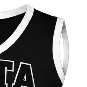 Manufacturer Custom <b>Black</b> Cheerleading Uniform <b>Top</b> Sleeveless V Neck Team Dance Training Competition Athletic Sportswear Wear - Product Image 4