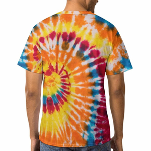 T-shirts pour hommes en coton épais, coupe oversize, style streetwear estival, avec impression graphique, haute qualité, effet délavé à l'acide, vintage, tie-dye - Product Image 2