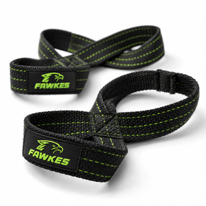 Sangles de musculation personnalisées en forme de huit pour la gym et l'entraînement, unisexe, légères, avec boucle réglable, vente en gros directe usine - Product Image 1