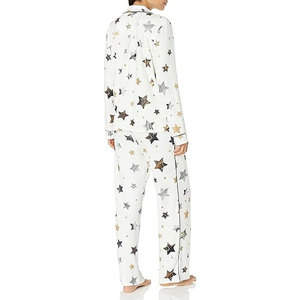 Women's Summer Polyester/Cotton Sleepwear Casual Sexy Short PJ Set <b>Lace</b> Trim <b>Elastic</b> Waist Drawstring Plain Dyed Quick Dry Made - Product Image 2