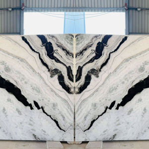 Modern Panda White Marble Tile Slab and Block for Kitchen Bathroom and Exterior Use Polished Honed Sandblasted Antique Surface - Product Image 5