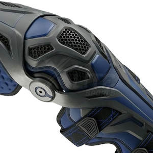 Genouillères de vélo réglables, respirantes et épaisses pour l'extérieur, équipement de protection confortable avec fermeture auto-agrippante - Product Image 6