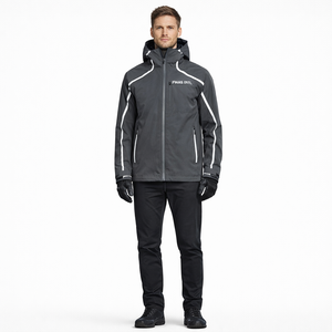 Veste coupe-vent surdimensionnée tendance personnalisée pour homme, idéale pour la chasse, la randonnée en plein air, imperméable, pour la montagne, vêtements pour homme B2B - Product Image 1