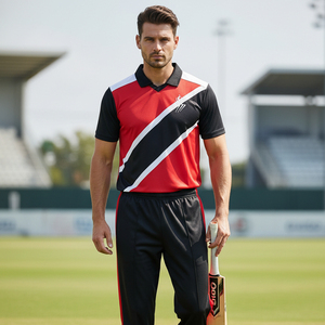Tenue de cricket personnalisée par sublimation, technologie anti-humidité, vêtements de sport d'équipe, ensemble maillot et pantalon de cricket durables, vente en gros - Product Image 6