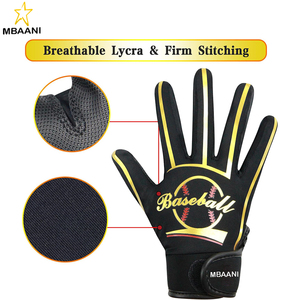 Classic Youth Baseball Batting <b>Gloves</b> - Extra <b>Grip</b>, Enhanced Optimal, Shock Absorption, Breathable and Stretchy Softball <b>Glove</b> - Product Image 2