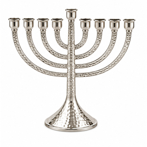Vente en gros de menorah vintage en laiton plaqué or à 7 branches, chandelier métallique vintage, chandelier juif pour fabricant de chandeliers - Product Image 4