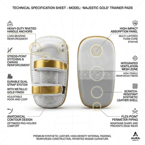 Equipo de MMA, Almohadillas de Entrenamiento de Artes Marciales Personalizadas, Almohadillas de Enfoque para Muay Thai y Kick Boxing, Almohadillas de Espuma de Alta Densidad con Doble Correa, Almohadillas de Mano para Entrenamiento - Product Image 2