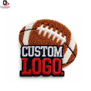 Badges d'événements sportifs modernes de qualité supérieure, avec épingle de sûreté, design brodé élégant, tissu sergé de haute qualité, finition durable, athlétique - Product Image 3