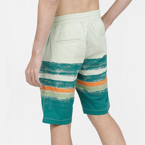 กางเกงขาสั้นกีฬาผู้ชายสำหรับวิ่ง บาสเก็ตบอล ผ้าตาข่าย ระบายอากาศดี แต่งขอบข้างหลากสี มีกระเป๋าปักลาย เป็นมิตรต่อสิ่งแวดล้อม - Product Image 5