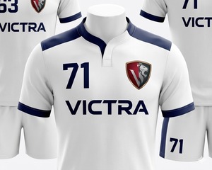 Conjunto de Uniforme de Fútbol Sublimado Personalizado Blanco Verde 77, Transpirable, Unisex, Adulto, Manga Corta - Product Image 2