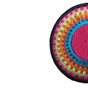 Patch brodé en tissu tissé sur vêtements, badges brodés personnalisés, écussons thermocollants 2D 3D - Product Image 6