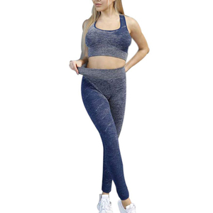 Ensemble de yoga de haute qualité, soutien-gorge de sport et leggings, ensemble de yoga pour femmes, vêtements de sport respirants, ensemble deux pièces - Product Image 2