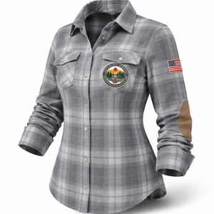 Chemises en flanelle personnalisées en gros avec logo pour femmes - Fabricant OEM, fournisseur direct d'usine - Product Image 3