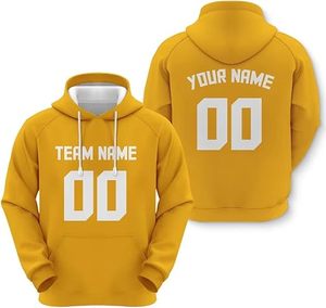 Couleurs personnalisées, vêtements de sport d'hiver imprimés par sublimation, sweats à capuche d'équipe, nom d'équipe personnalisé, numéro, logo, pull unisexe - Product Image 4