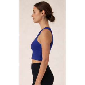 เสื้อกล้ามครอปแขนรัดรูปสำหรับผู้หญิง ผ้าเนื้อนุ่ม ยืดหยุ่นได้ ใส่ได้หลากหลาย สไตล์ลำลอง ใช้ได้ทุกวัน ผลิตในอินเดีย - Product Image 3