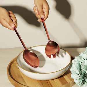 Cuillère de service en acier inoxydable pour cuisine, ustensile de cuisson et de service, cuillère à café et à thé de qualité supérieure - Product Image 5