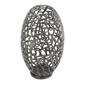 Premium Home Decor Coastal Style Eco-Friendly Iron Zinc Alloy Flower <b>Vase</b> Modern Designer Tabletop <b>Vase</b> Export Supplier ZAHID - Product Image 5
