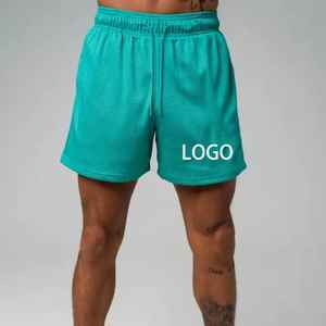 Shorts en maille 100% polyester, fabrication en gros, designs personnalisés, shorts en maille double couche avec poches, meilleurs shorts en maille pour l'été - Product Image 6