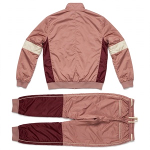 Amkoor Tracksuit Set Solid Full Sleeve <b>Half</b>-<b>zip</b> <b>Jacket</b> Joggers Breathable Lightweight Polyester Sporty Side Pockets Autumn - Product Image 2