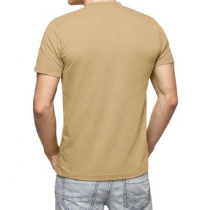 T-shirts d'extérieur en tissu doux 100% coton, vente en gros, impression par sublimation personnalisée, unisexe, service OEM, prix d'usine pas cher - Product Image 3