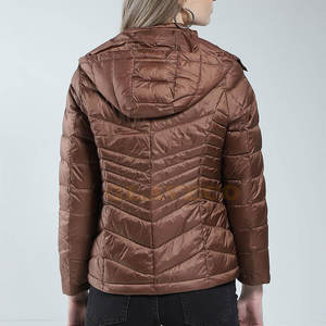 High Quality Design Your Own Product Women Puffer <b>Jacket</b> Breathable Customized Women Puffer <b>Jacket</b> - Product Image 2