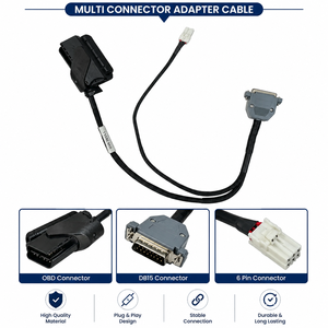 เครื่องอ่านโค้ด OBD2 เครื่องมือวินิจฉัยรถยนต์พร้อมการเข้ารหัส ECU สำหรับ/ยามาฮ่าสีดำ 12V อินเทอร์เฟซ USB อ่าน/ลบข้อมูล ABS - Product Image 2