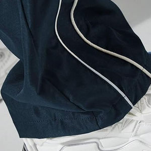 Men's Loose Fit Lightweight Nylon Windbreaker <b>Pants</b> with Elastic Waist Customizable Joggers High Quality Men's Canvas Nylon - Product Image 5