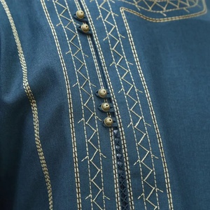 Ensemble de costumes Shalwar Kameez pour hommes, respirant et élégant, style islamique pakistanais, tribal Pashtun Balochi, Kuchi de Kaboul, patchwork, anti-plis - Product Image 5