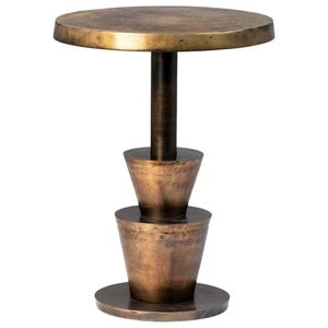 Linea Exports Inc Metal Iron Side Table <b>Stool</b> Modern Design for Home Garden <b>Outdoor</b> Decorative Furniture - Product Image 1
