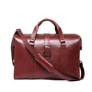 Leathercraft Unisex Full Crazy Horse <b>Leather</b> Soft <b>Bag</b> 15.6 Inch <b>Laptop</b> Briefcase Luxury Messenger <b>Bag</b> - Product Image 1