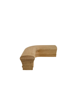 ข้อต่อราวบันไดไม้โอ๊คแดงแบบแข็ง 90 องศา สำหรับบันได - Product Image 4