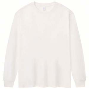 Sweat-shirt à col rond en gros, personnalisable avec logo, en jersey 100% coton tricoté, couleur unie, à manches longues, pour homme - Product Image 3