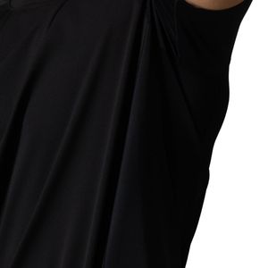 T-shirt de performance noir pour homme, col rond, haut de gamme, pour entraînement, course à pied, gym, sportswear décontracté - Product Image 4