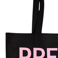 Sac fourre-tout noir en PVC résistant à l'eau avec fermeture éclair, réutilisable, grande capacité, pour le quotidien, idéal comme sac cadeau