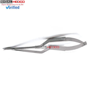 กรรไกรผ่าตัดขนาดเล็ก SIGAL MEDCO เยอรมนี 7.5 นิ้ว แบบตรงและโค้ง ทำจากเหล็กกล้าไร้สนิม ใช้งานด้วยมือ ได้รับมาตรฐาน CE ISO13485/ISO9001 - Product Image 4