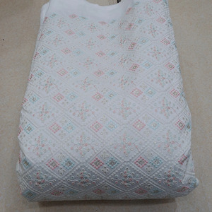 SQ embroidery fabric beaded fabric embroidery fabric mesh fabric abaya fabric fancy fabric garment manufacturing wholesale trade - Product Image 4