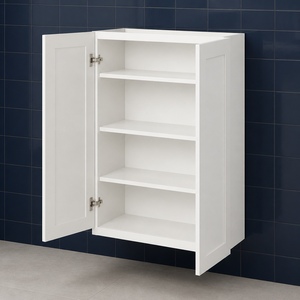 Vente en gros d'armoires murales de cuisine blanches de 33 x 42 pouces, style Shaker, RTA, fabricant OEM au Vietnam - Product Image 5