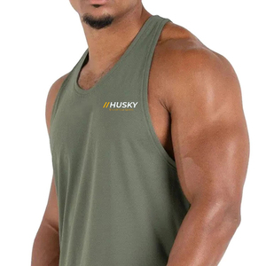 Camiseta Deportiva Personalizada para Hombre, Talla Grande, Tejida en Algodón y Elastano, 160g, Secado Rápido, para Gimnasio, Fitness, Entrenamiento Atlético y Muscular - Product Image 4